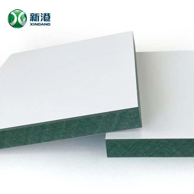 18mm Waterproof Green MDF Board Laminated High Gloss Surface Paper For Furniture