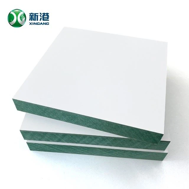 18mm Waterproof Green MDF Board Laminated High Gloss Surface Paper For Furniture